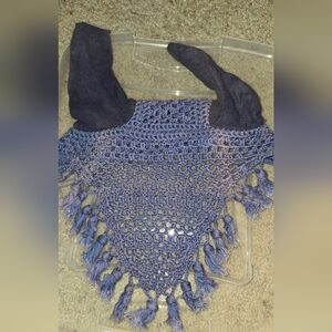 Blue Horse Ear Bonnet